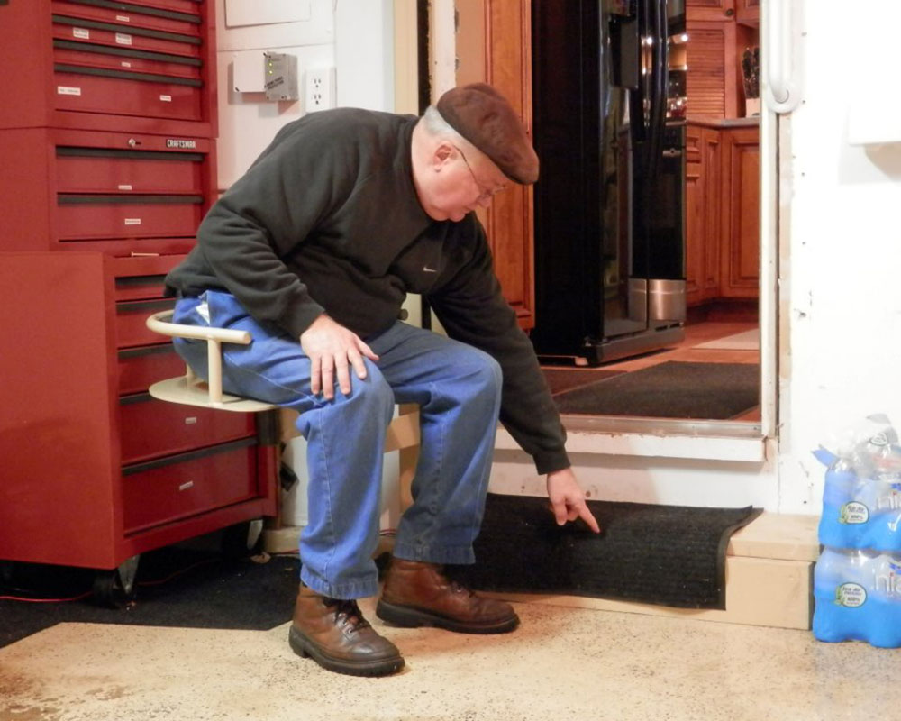 Garage Seat Lift Installation