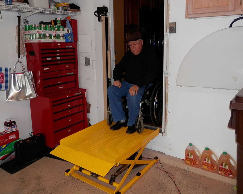 Garage Wheelchair Lift