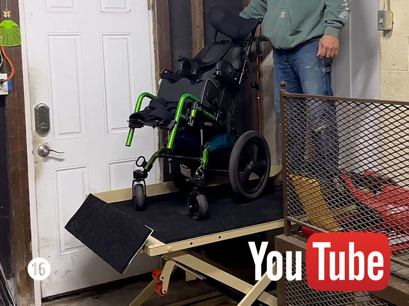 Ambulatory Wheelchair Home Lift